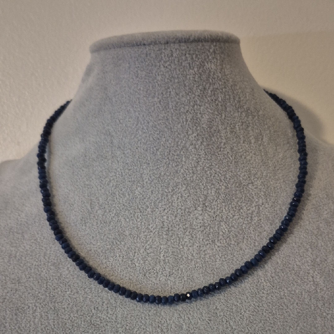 Blue Sapphire Choker & Braclet Certificate Of Authenticity